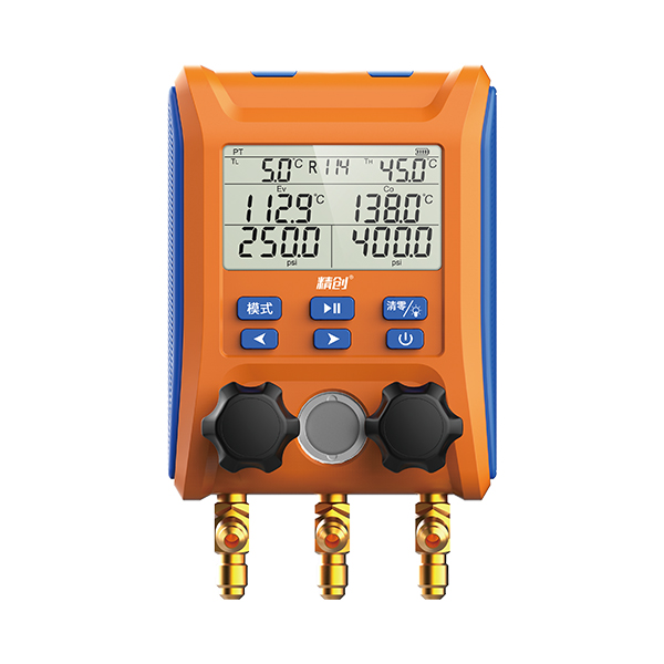 精創(chuàng)LMG-10數(shù)字歧管儀2閥門 帶溫度計(jì)夾 智能歧管儀